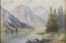 Lago de montaña - Franz Demel — vista de la obra