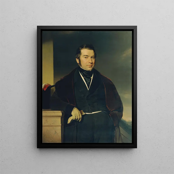 Franz Eybl - Herr mit Zylinder und Handschuh.webp