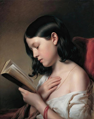 Franz Eybl - Lesendes Mdchen.webp