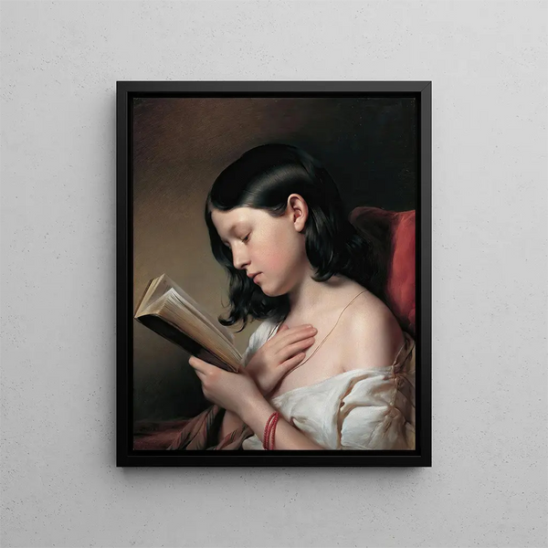 Franz Eybl - Lesendes Mdchen.webp
