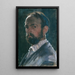 Self-portrait - Franz Hofer — framed artwork on a wall