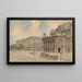 Ópera en Viena - Franz Hoffelner — cuadro enmarcado en la pared