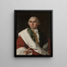 retrato del comerciante Józef Antoni Haller de Cracovia 1725-1785 - Franz Ignaz Molitor — cuadro enmarcado en la pared