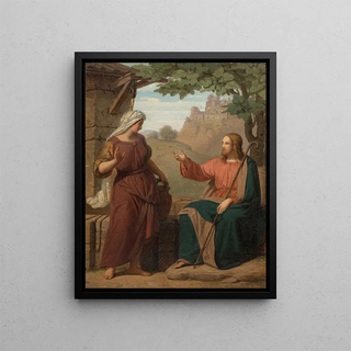 Franz Ittenbach - Christ and the Samaritan woman at the well.webp