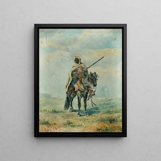 Franz Josef Georg Illem - Beduine zu Pferd.webp