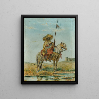 Franz Josef Georg Illem - Mexikaner zu Pferd.webp