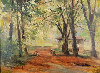 Claridad del bosque en otoño - Franz Kulstrunk — vista de la obra
