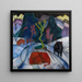 A Bison in Winter The Red Bison - Franz Marc — framed artwork on a wall