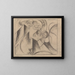 Dibujo abstracto - Franz Marc — cuadro enmarcado en la pared