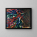 Destins animaux Les arbres ont montré leurs anneaux, les animaux leurs veines - Franz Marc — framed artwork on a wall