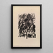 Birth of the Wolves - Franz Marc — framed artwork on a wall