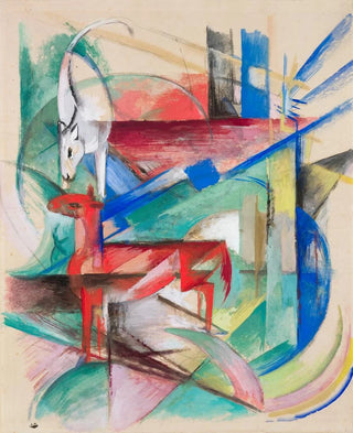 Franz Marc - Composition with Animals II.webp