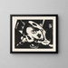 The Bull - Franz Marc — framed artwork on a wall
