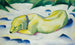 Dog lying in the snow - Franz Marc — artwork view