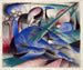 Caballo soñador - Franz Marc — vista de la obra