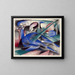 Caballo soñador - Franz Marc — cuadro enmarcado en la pared