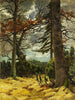 Troncos de encina al inicio de la primavera - Franz Marc — vista de la obra