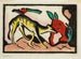 Animal fabuloso - Franz Marc — vista de la obra