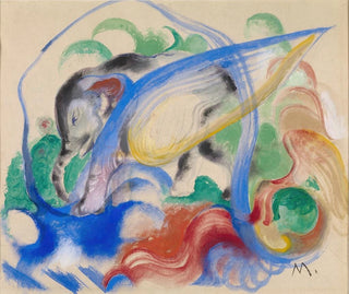 Animal féérique - Franz Marc — vista de la obra