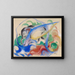 Animal féérique - Franz Marc — cuadro enmarcado en la pared