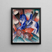 Saint Julien l'Hospitalier - Franz Marc — cuadro enmarcado en la pared