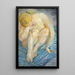 Study of Female Nude - Franz Marc — framed artwork on a wall