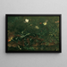 Piece of lawn with thistle, frogs, and dragonfly - Franz Michael Siegmund von Purgau the Elder — framed artwork on a wall