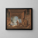 Family of Peasants at the Tenn - Franz Niklaus König — framed artwork on a wall