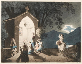 La oración vespertina - Franz Niklaus König — vista de la obra