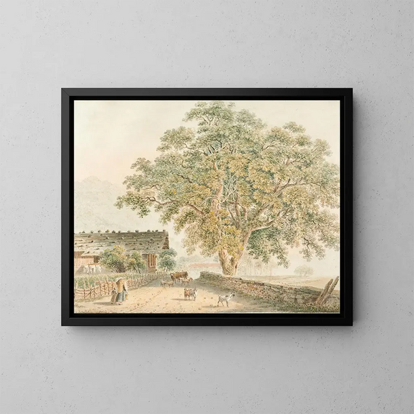 Interlaken - Franz Niklaus König — cuadro enmarcado en la pared
