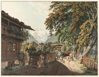 The Return of the Alps - Franz Niklaus König — artwork view