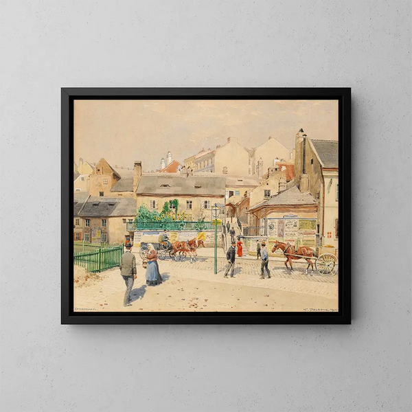 Vienne Ratzenstadl - Franz Poledne — framed artwork on a wall