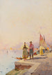 Un día soleado en Venecia - Franz Richard Unterberger — vista de la obra