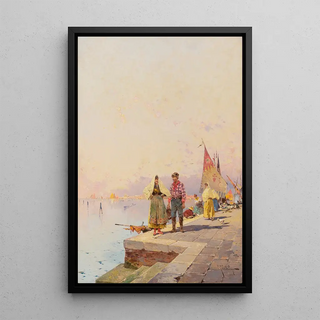 Franz Richard Unterberger - A Sunny Day In Venice.webp