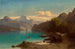 Paisaje alpino - Franz Richard Unterberger — vista de la obra