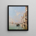 Canal de la Giudecca en Venecia - Franz Richard Unterberger — cuadro enmarcado en la pared