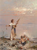 En la bahía de Nápoles - Franz Richard Unterberger — vista de la obra