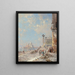 Puente de paja Riva Schiavoni Venecia - Franz Richard Unterberger — cuadro enmarcado en la pared