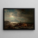 Riviera de Santa Lucia - Franz Richard Unterberger — cuadro enmarcado en la pared
