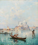 Santa Maria Della Salute en el Gran Canal - Franz Richard Unterberger — vista de la obra