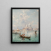 Santa Maria della Salute desde el Gran Canal - Franz Richard Unterberger — cuadro enmarcado en la pared
