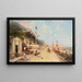 Rue Monreale, Palerme - Franz Richard Unterberger — cuadro enmarcado en la pared