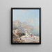 La costa de Amalfi - Franz Richard Unterberger — cuadro enmarcado en la pared