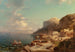 El puerto de Capri - Franz Richard Unterberger — vista de la obra