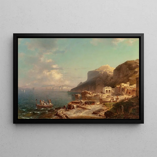 Franz Richard Unterberger - The port of Capri.webp