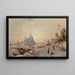 Venecia al atardecer - Franz Richard Unterberger — cuadro enmarcado en la pared