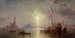 Venecia vista de San Giorgio Maggiore - Franz Richard Unterberger — vista de la obra