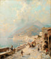 Vista de Amalfi - Franz Richard Unterberger — vista de la obra