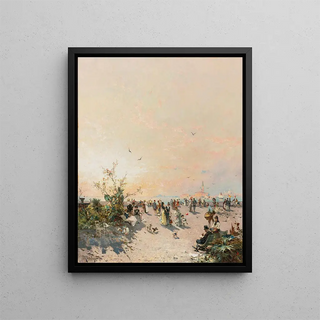 Franz Richard Unterberger - View Of Venice From The Public Gardens.webp
