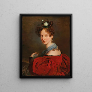 Franz Schrotzberg - Portrait Of A Lady With Transylvanian Jewellery.webp